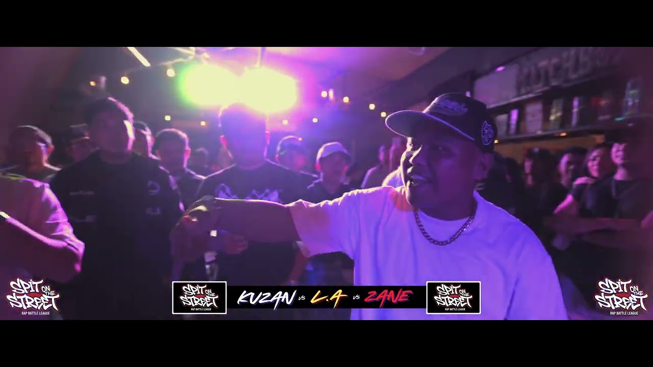 Spit On The Street Rap Battle League - Kuzan vs Zane vs L.A