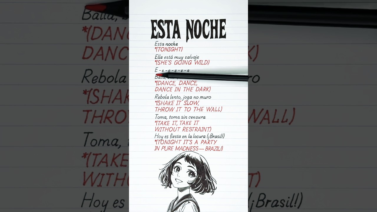 🔥💃 ESTA NOCHE &ndash; sma$her (English Translation + Lyrics) Viral TikTok Song