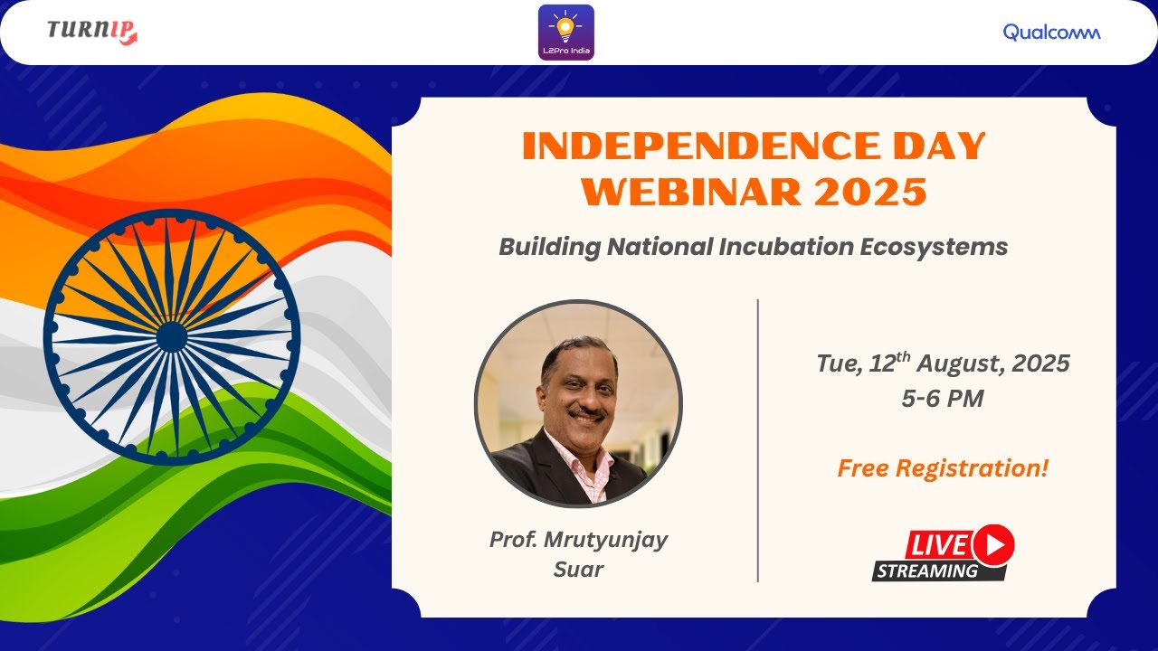 Independence Day Webinar 2025 - Prof. Mrutyunjay Suar