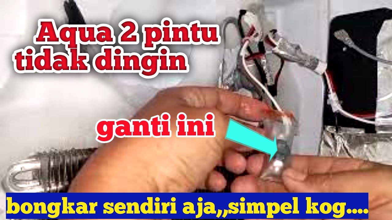 perbaiki kulkas aqua 2 pintu tidak dingin@joker service