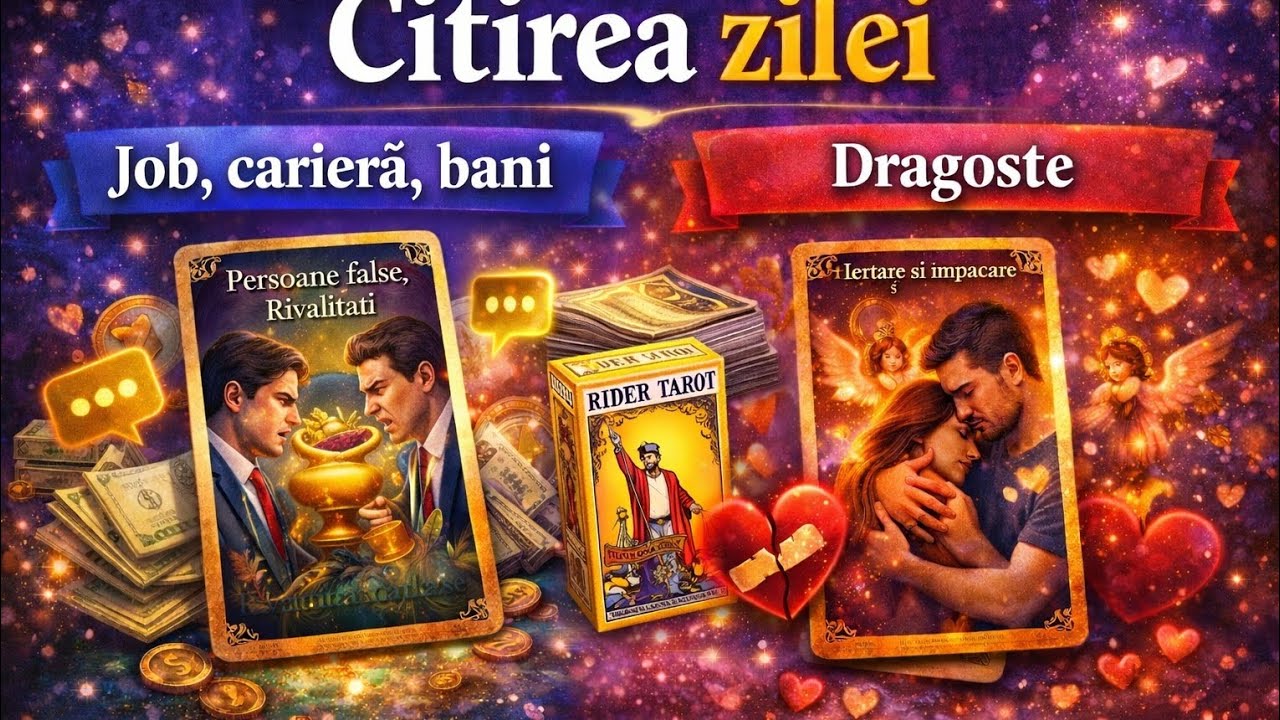 ⚔️Atentie la persoane mincinoase😰Rivalitati👀Simti nevoia de vindecare si impacare❤️