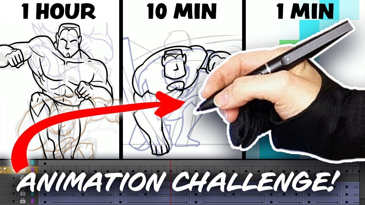 1 Hour | 10 Minute | 1 Minute - ANIMATION CHALLENGE!