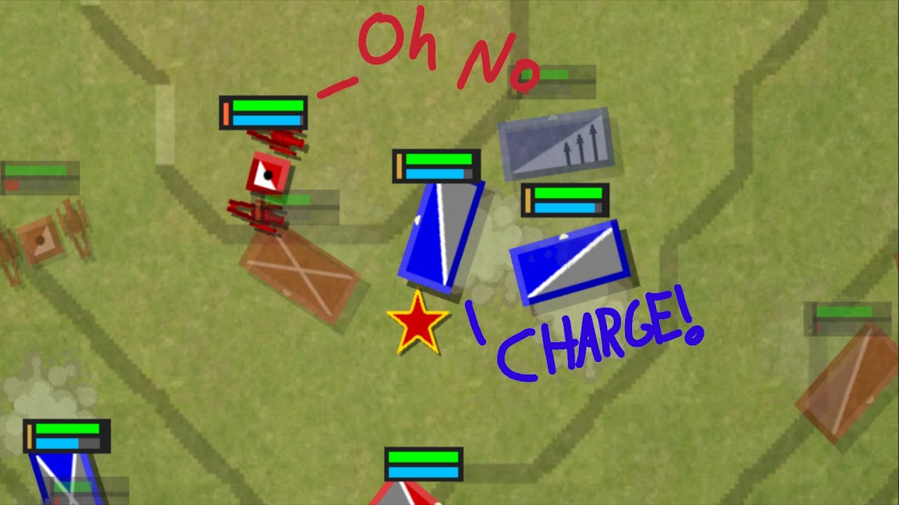 EPIC Rear Charge from Cavalry in Lines of Battle | Battle Analysis