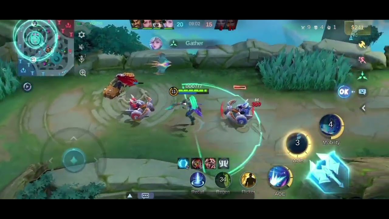 Alpha VS Aulus. Enemies conceded defeat. MLBB Ranked Mode