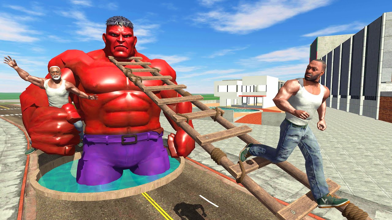 Franklin Enter Inside Hulk Head - INDIAN BIKE DRIVING 3D