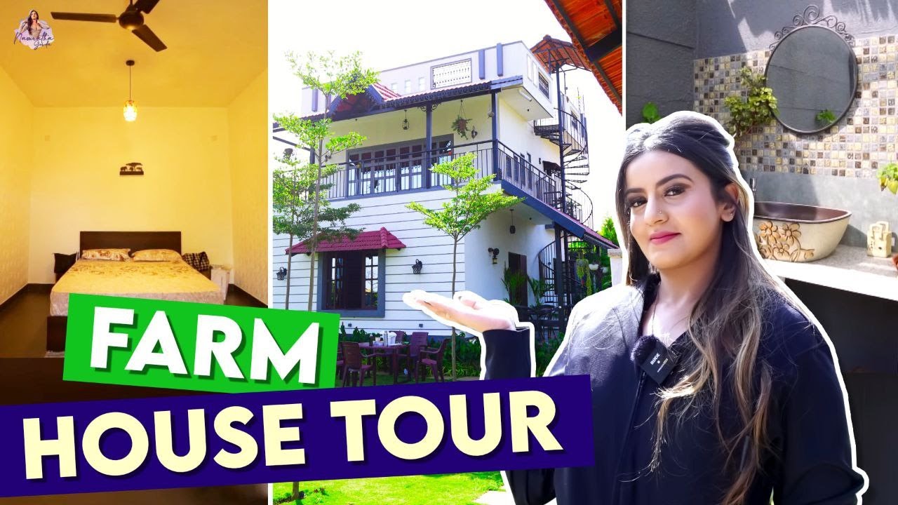 Beautiful Farmhouse Tour | Mini Bar Counter | Namratha Gowda