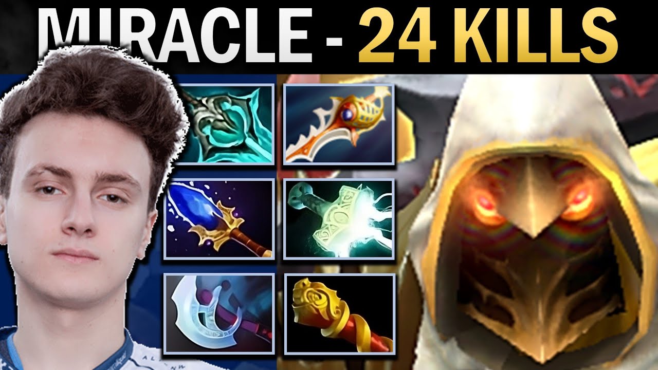 Juggernaut Dota Gameplay Miracle with Disperser and 24 Kills