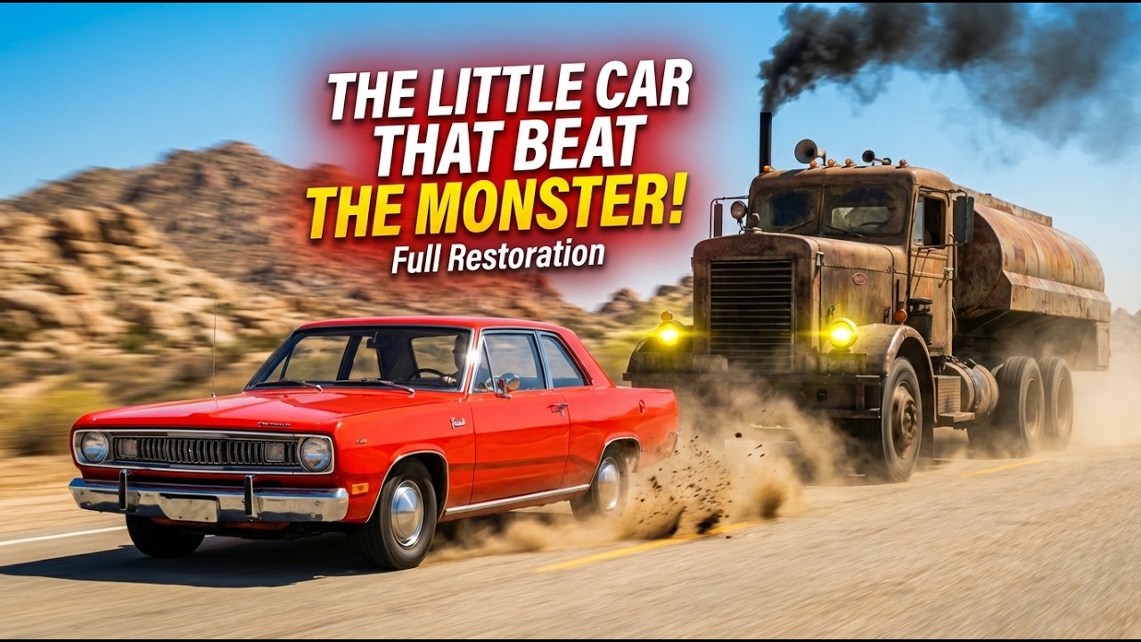 ASMR Restoration the 1971 Duel Plymouth Valiant — The Little Red Car vs The Truck