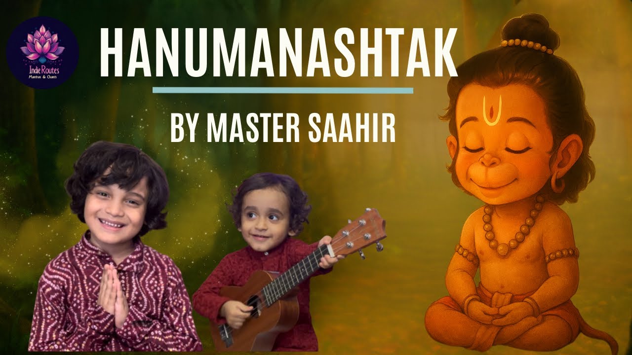 Cute & Innocent Hanumanashtak by 3 Generations - Master Saahir - Aabhas Shreyas