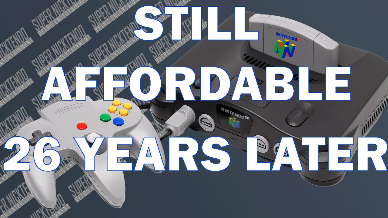 The Nintendo 64 is STILL CHEAP! (But there's a catch)  Forecasting 26 Game Prices [Retronomics]