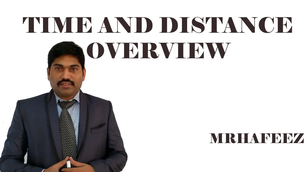 #time and distance overview #mrhafeez #masters academy basics