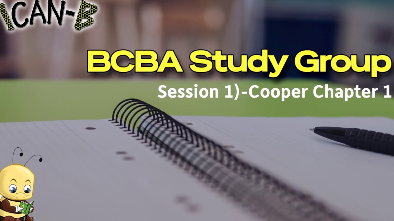 BCBA Study Group Session - 1 - Dr. Jose Davila