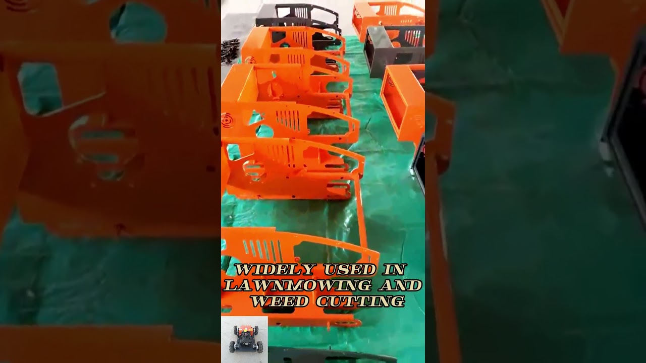 4 stroke gasoline engine 200 meters long distance control remote control mower for hills