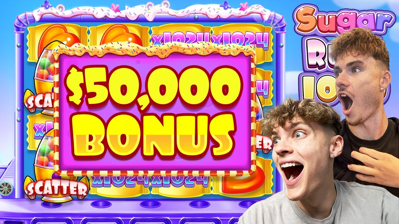 $50,000 ALL IN BUY ON SUGAR RUSH 1000... (INSANE WIN!)