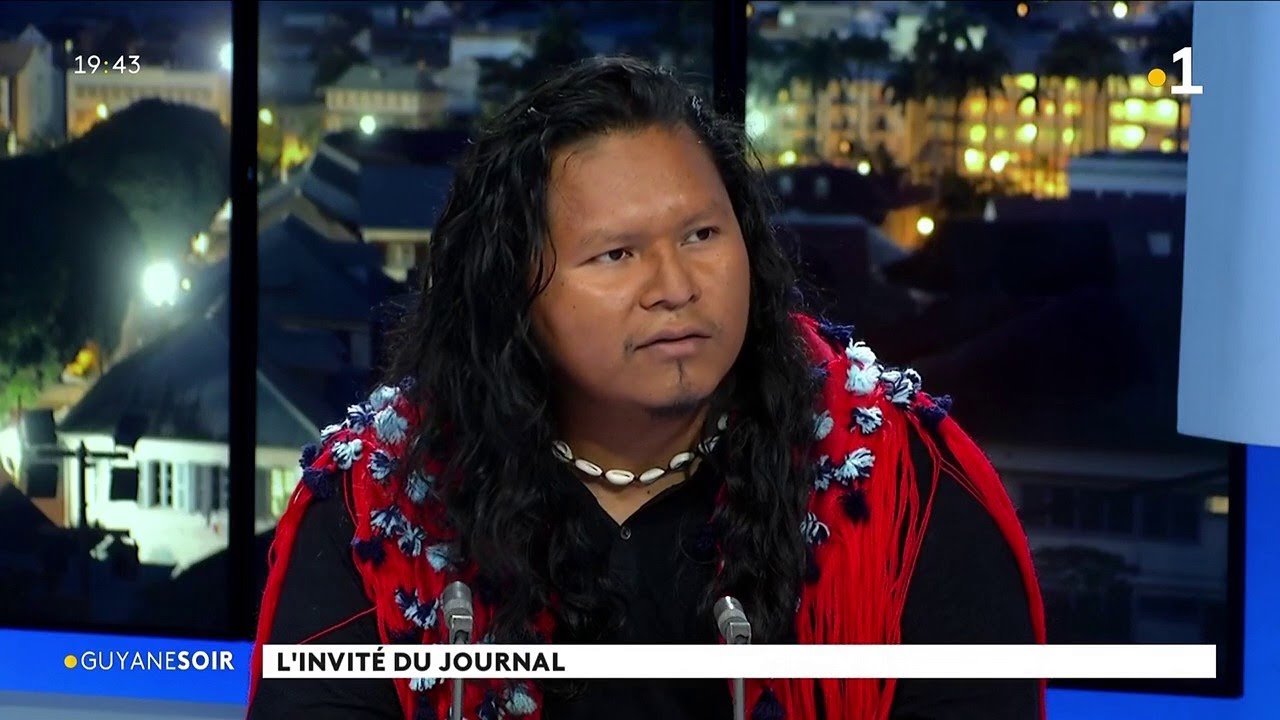 Christophe Pierre réalisateur et militant autochtone invité du JT soir le 9 août 2021
