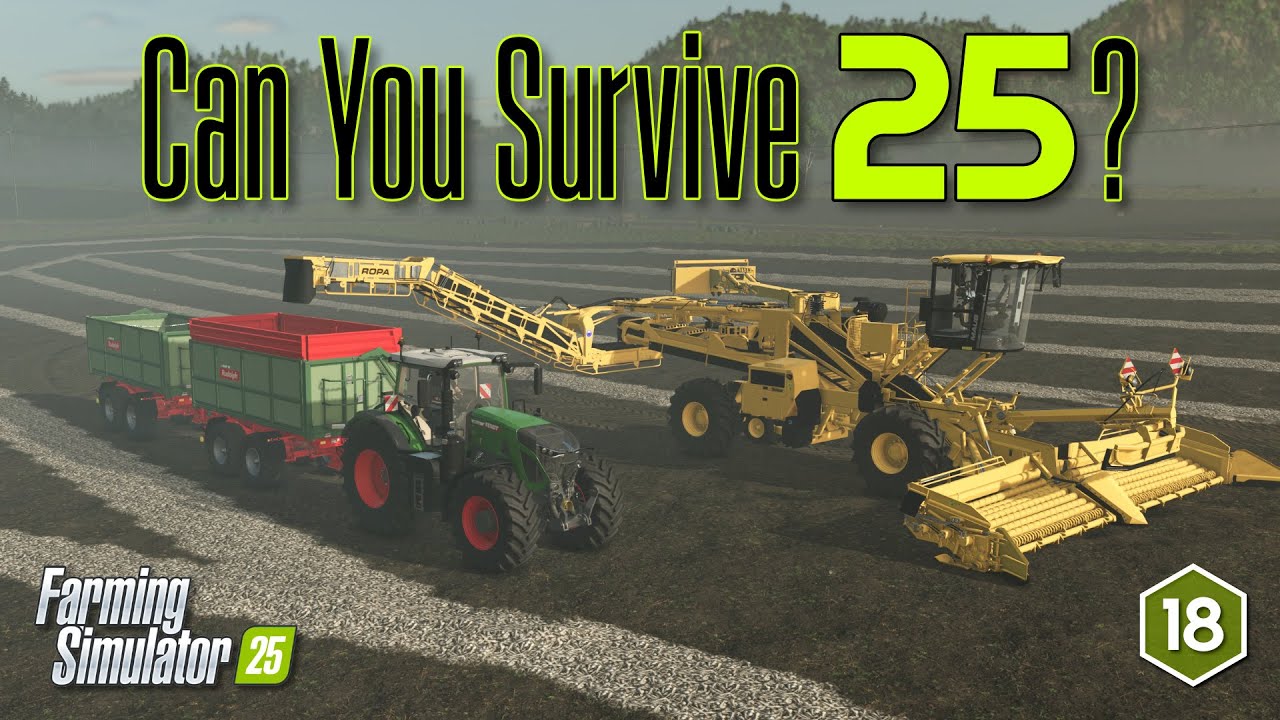 Strange Contracts & New Rice Field Prep | Ep.18 #CanYouSurvive25 | #FarmingSimulator25