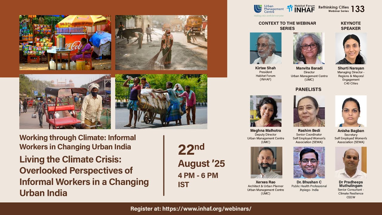 Living the Climate Crisis: Overlooked Perspectives of Informal Workers in a Changing Urban India