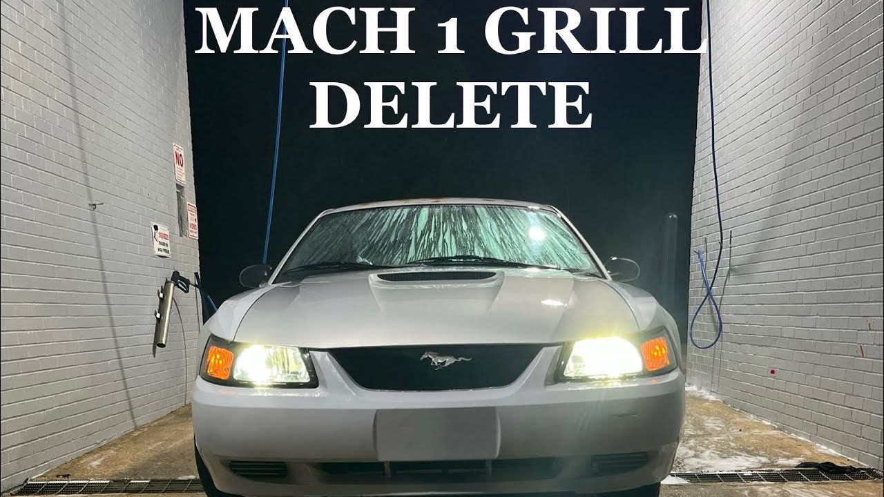 How to do a Mach 1 grill delete on new edge mustang for under $20