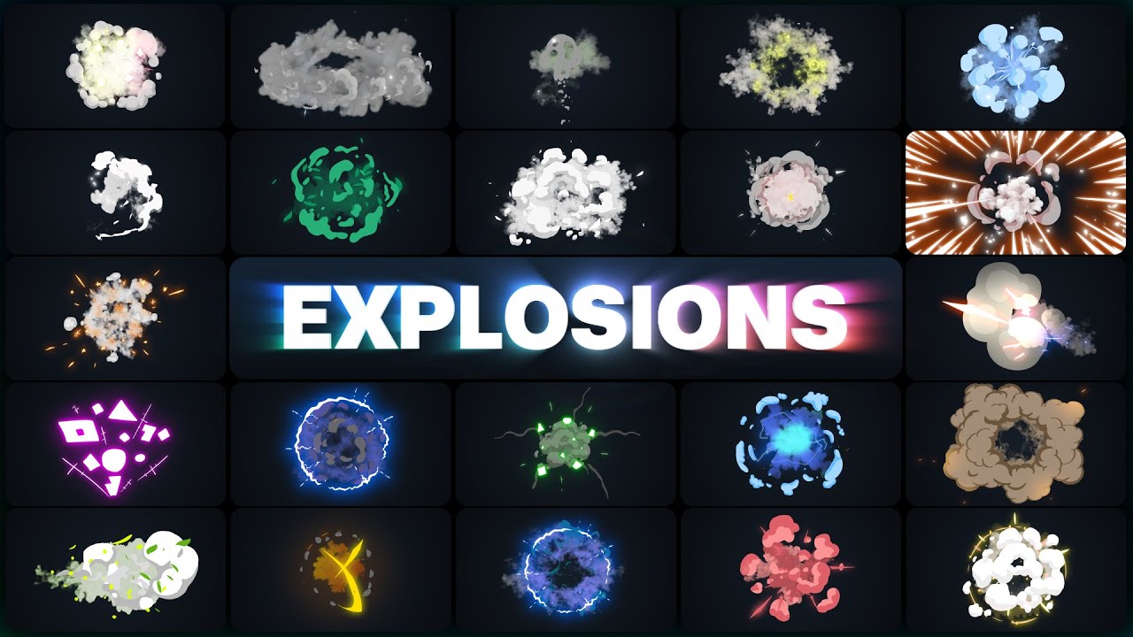 Advanced Explosions Pack 23-44  Unity Preview