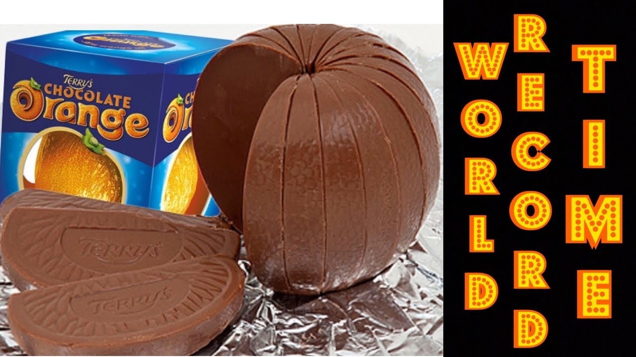 Terry&rsquo;s chocolate orange Guinness Records attempt (NEW WORLD RECORD)