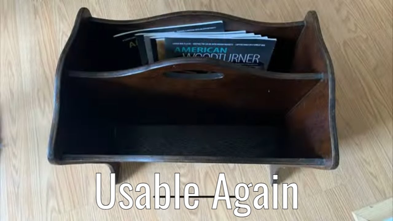 23-M07 Magazine Rack Restoration - Making the old usable again!