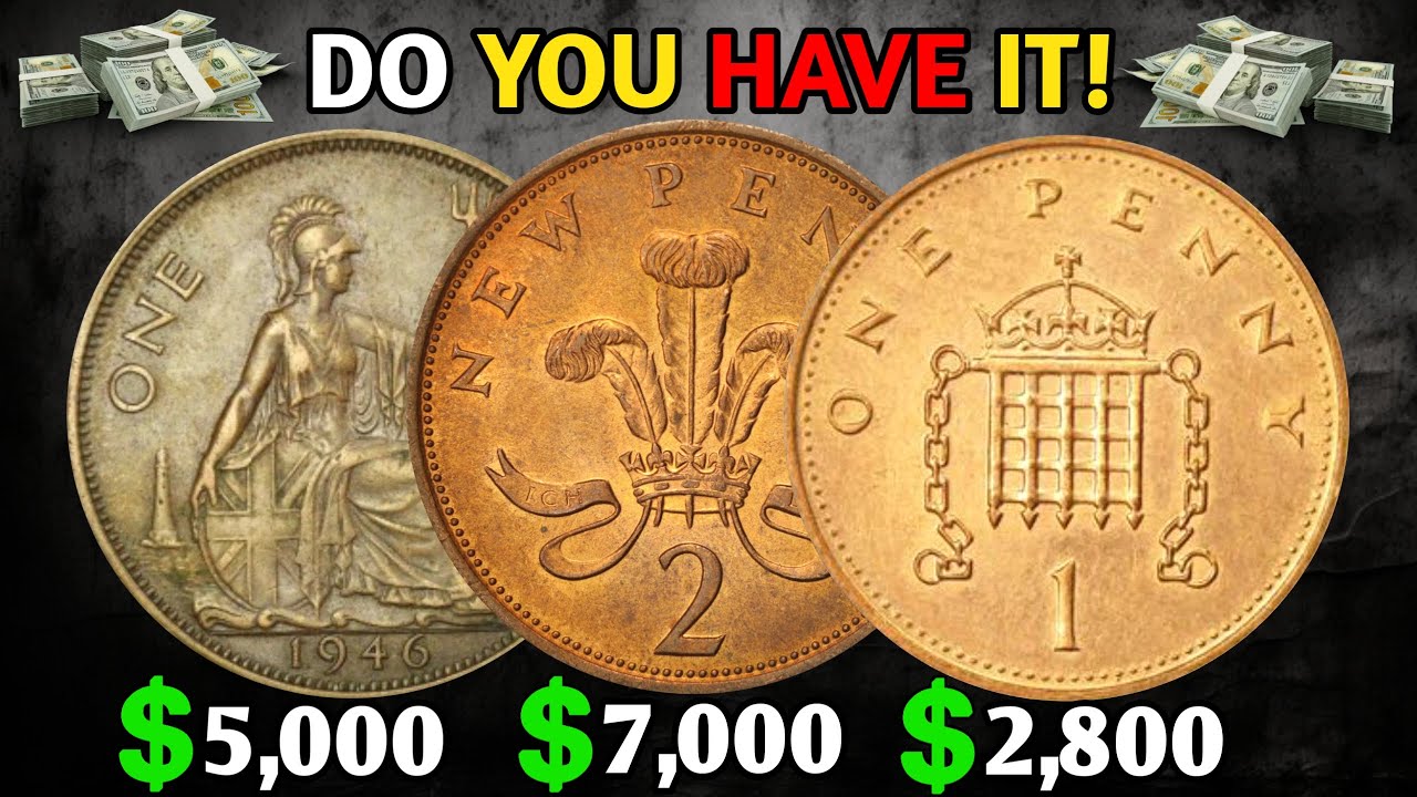 Top 3 Rare UK Coins You Should Be Checking For in 2025! - Are They in Your Pocket? #money #history
