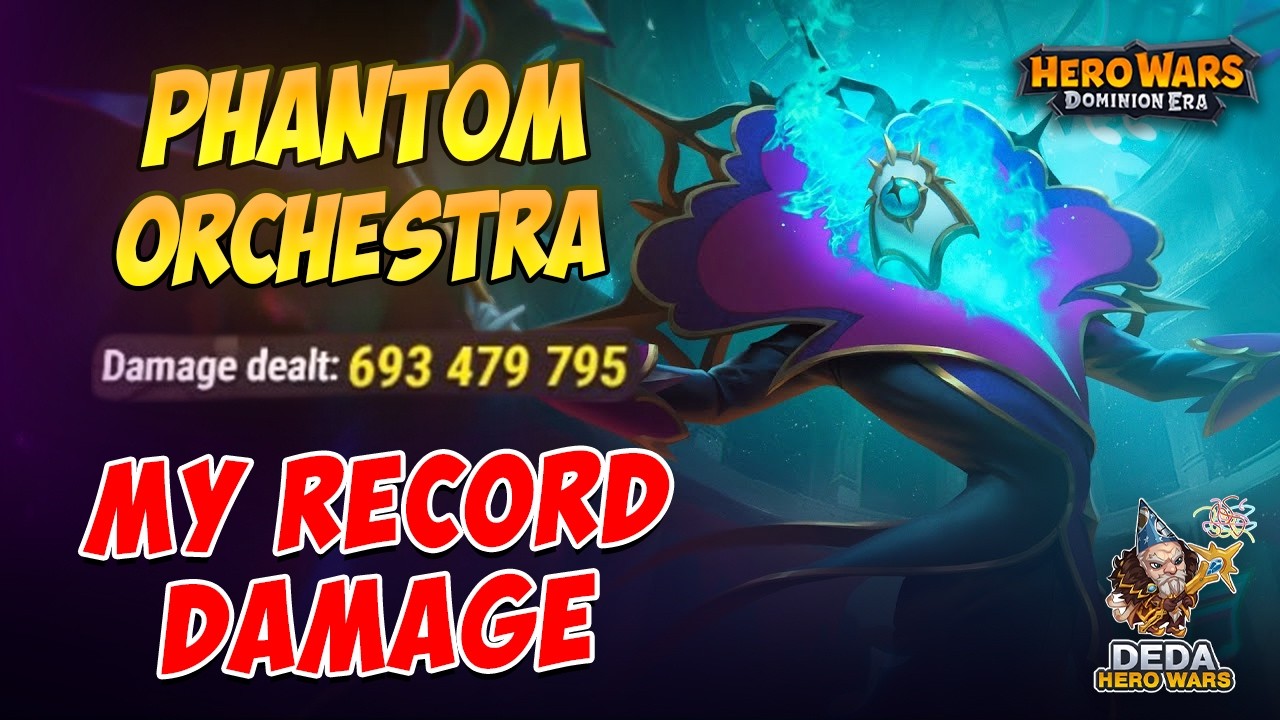 Phantom Orcherstra manual record damage. 900 000 000 total damage per week. Hero-Wars: Dominion Era