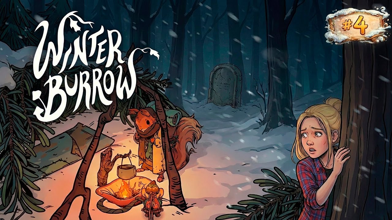 Сначала я нашла ТЕЛО… а потом встретила белку | Winter Burrow #4