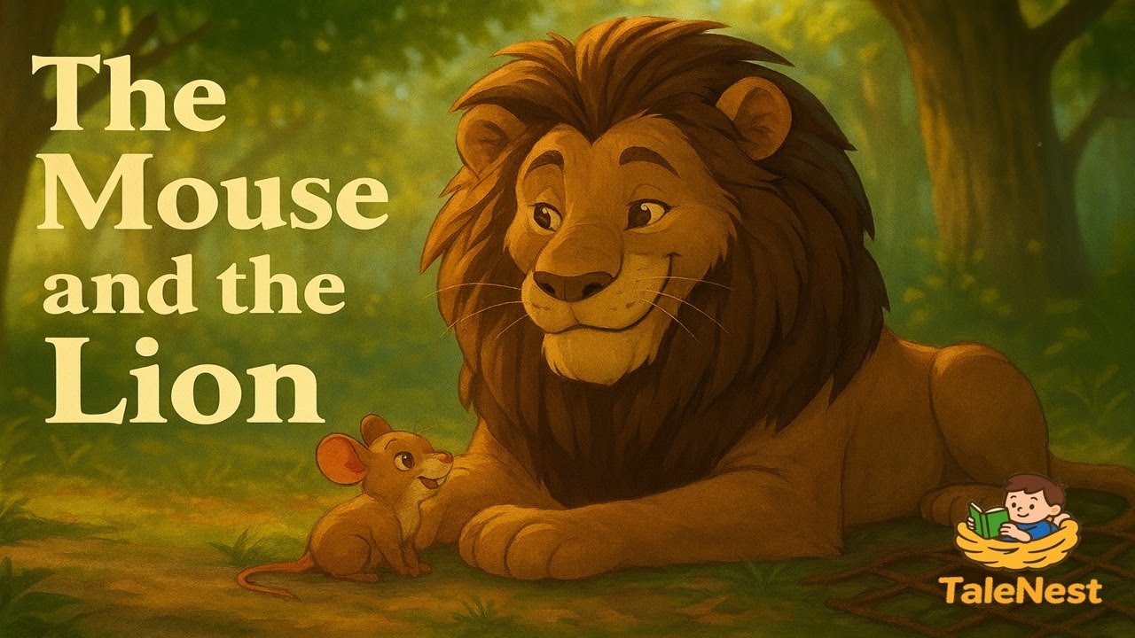 The Lion and the Little Mouse 🦁🐭 | Moral Story for Kids | TaleNest TV