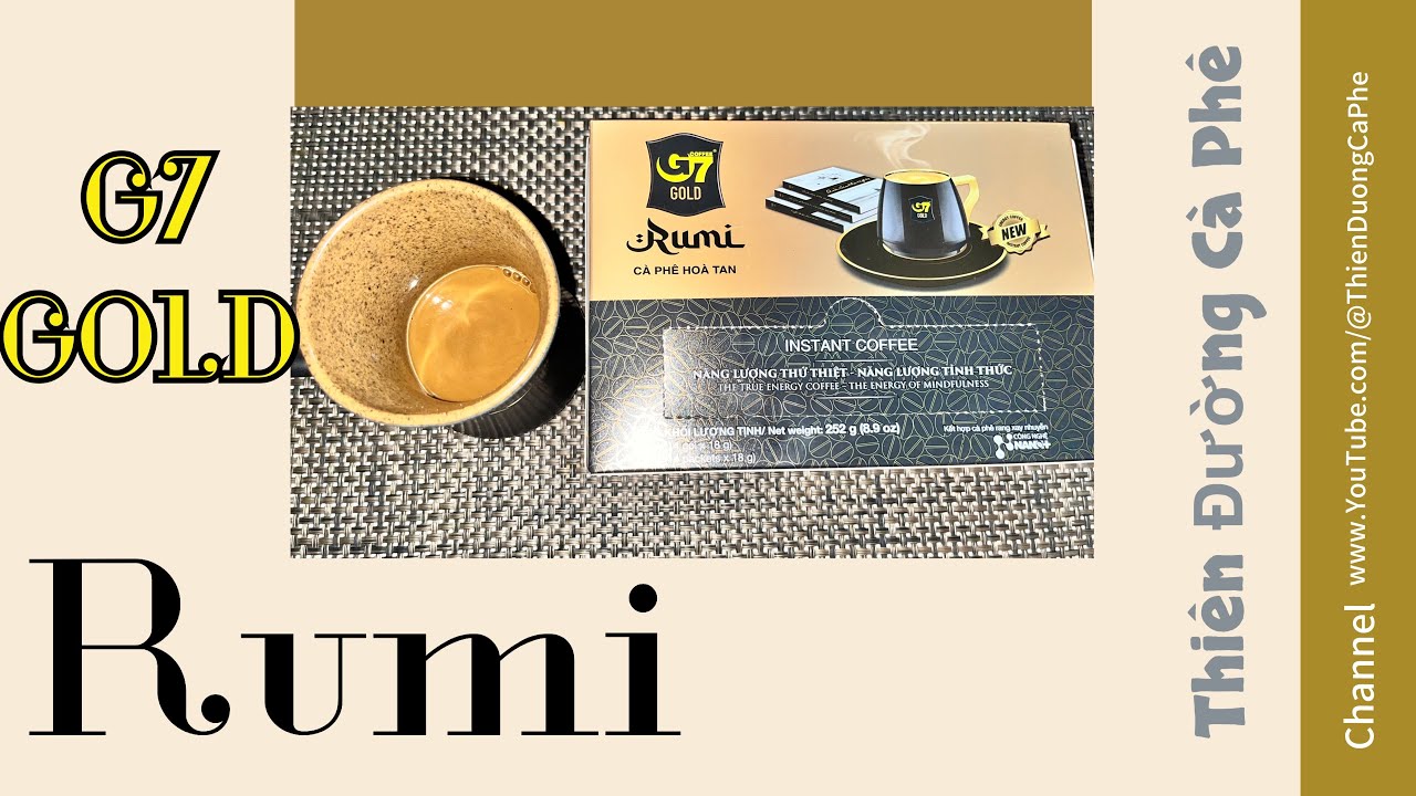 Rumi | G7 Gold | Instant Coffee | #thienduongcaphe #instantcoffee #cafe #trungnguyenlegend