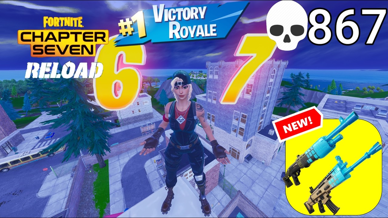 867 Elimination Squad “RELOAD” Gameplay Wins (Fortnite Chapter 7 Xbox One Controller)