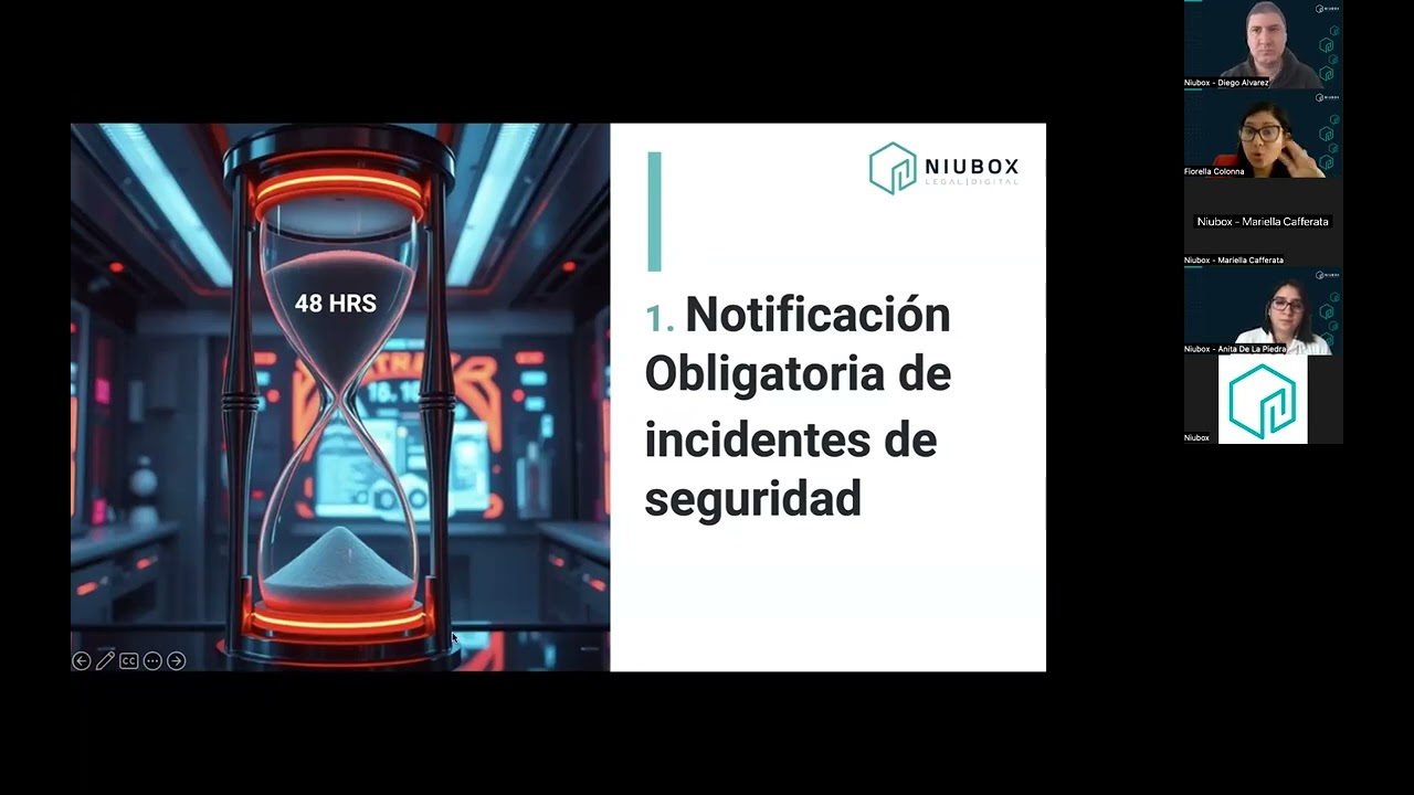 Webinar Niubox - Nuevo reglamento de la ley de protección de datos personales.