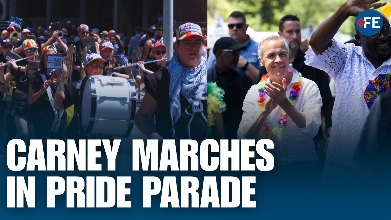Canada's Prime Minister Mark Carney marches Alongside Hundreds in Toronto's Annual Pride Parade