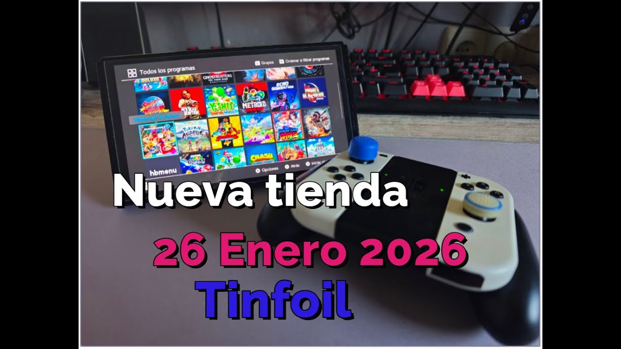Nueva Tienda Tinfoil Enero 2026 - Nintendo Switch - Funcionando 100 %