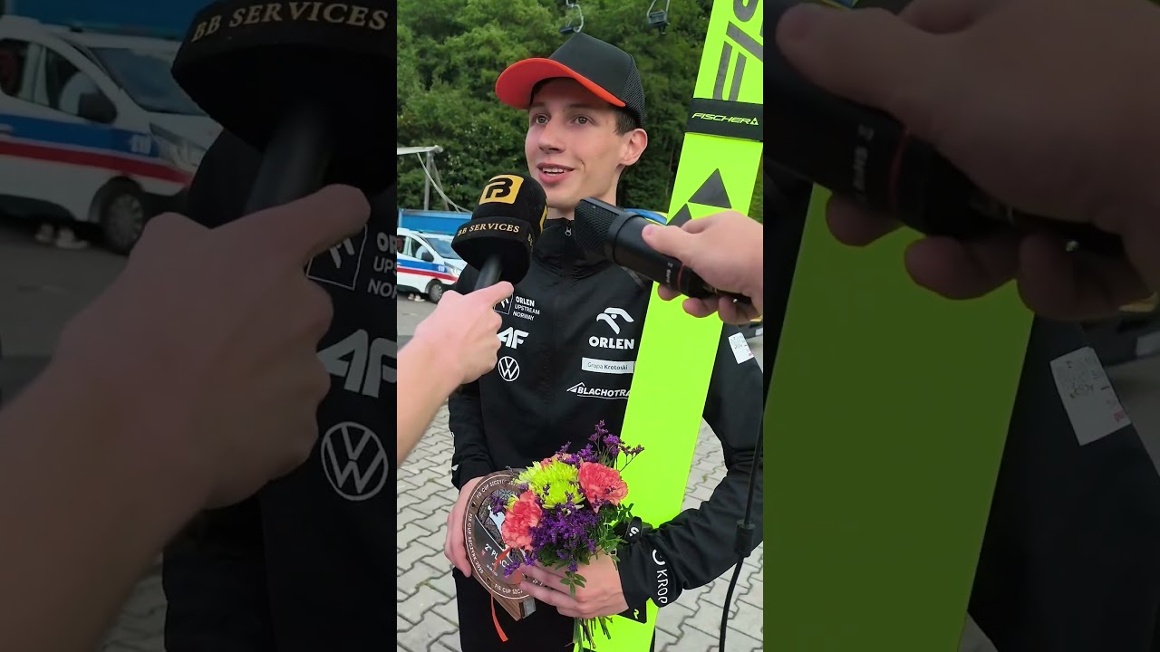 KACPER TOMASIAK PO WYWALCZENIU PODIUM W SZCZYRKU