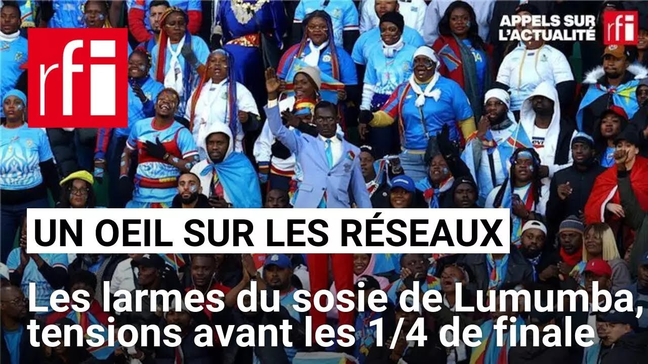 Les larmes du sosie de Lumumba, tensions avant les 1/4 de finale: tour des réseaux spécial CAN2025