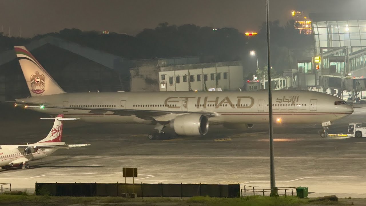International flight spotting from Kolkata Airport/Aviation videos/Etihad/Vecc India