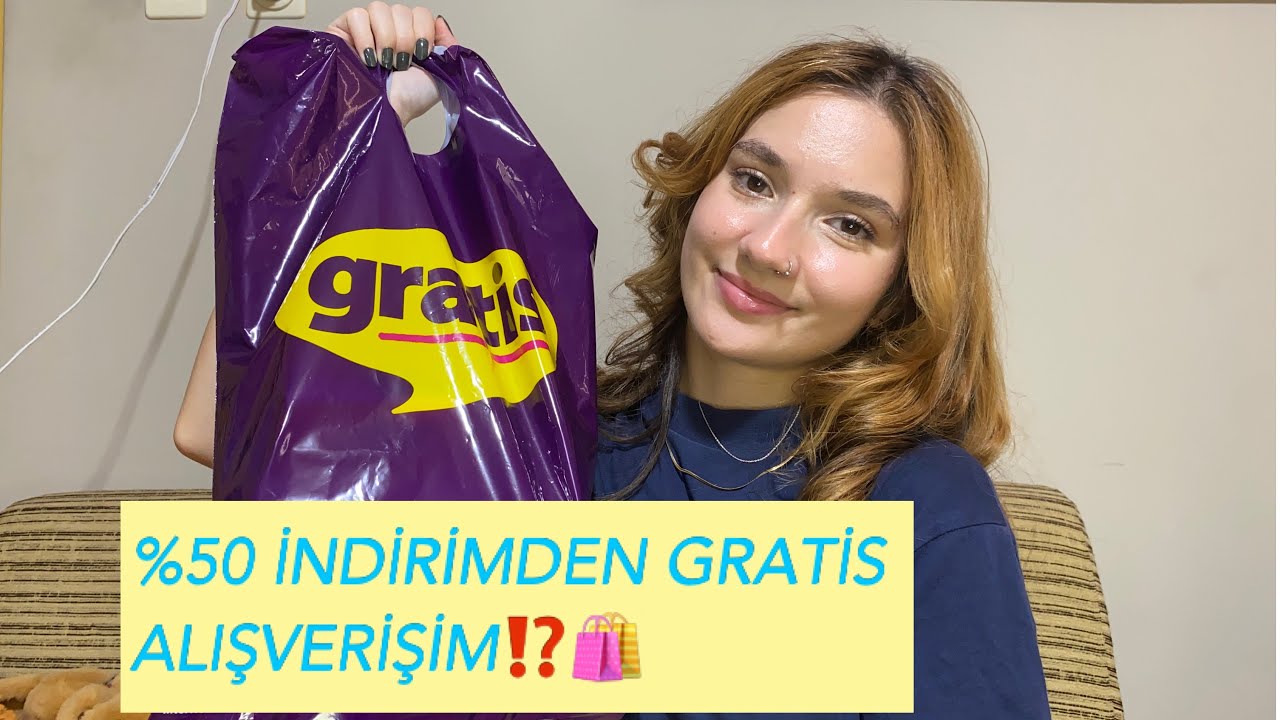 %50 İNDİRİMDEN GRATİS ALIŞVERİŞİM⁉️🛍️🩷
