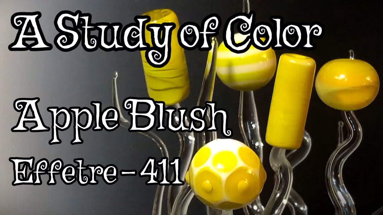 A Study of color - Apple Blush - Effetre 411, Color Review