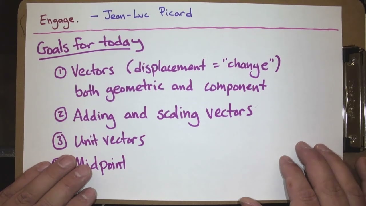 Vectors (Calc 3; Lecture 1-3; Fall 25)