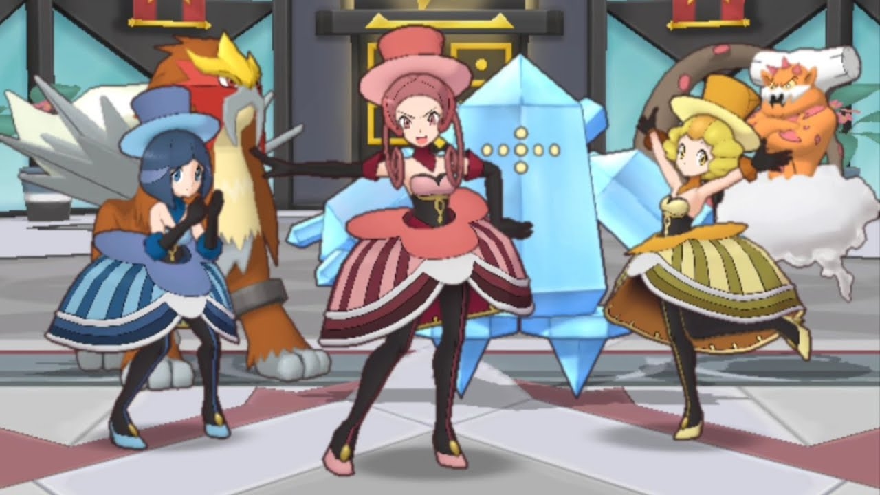 Pokemon Masters EX: День с сестрами-шательницами Морган, Даной, Нитой и Эвелин