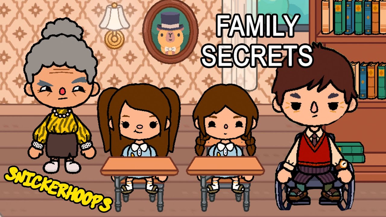 FAMILY SECRETS Part 1 | Toca Life World Games to Play | Snickerhoops and Sparklies Gaming
