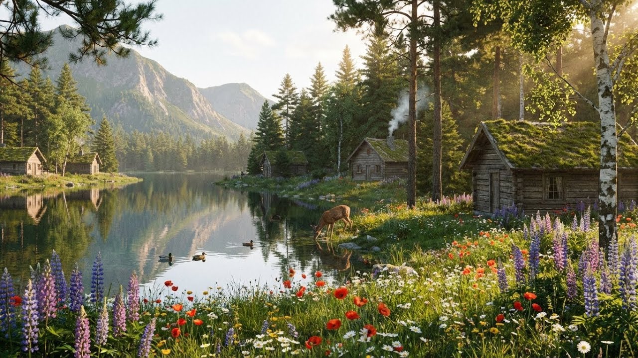 Chill Piano Music for Relaxing, Sleeping, Studying and Peaceful Vibes  Nature Soothing