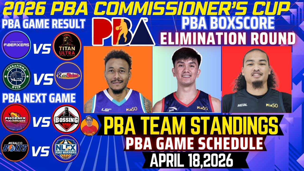 PBA LATEST TEAM STANDINGS APRIL 15,2026|PBA BOXSCORE|PBA GAME RESULT|PBA GAME SCHEDULE APRIL 17,2026