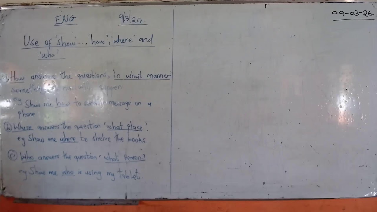 GRADE  6 ONLINE LESSONS