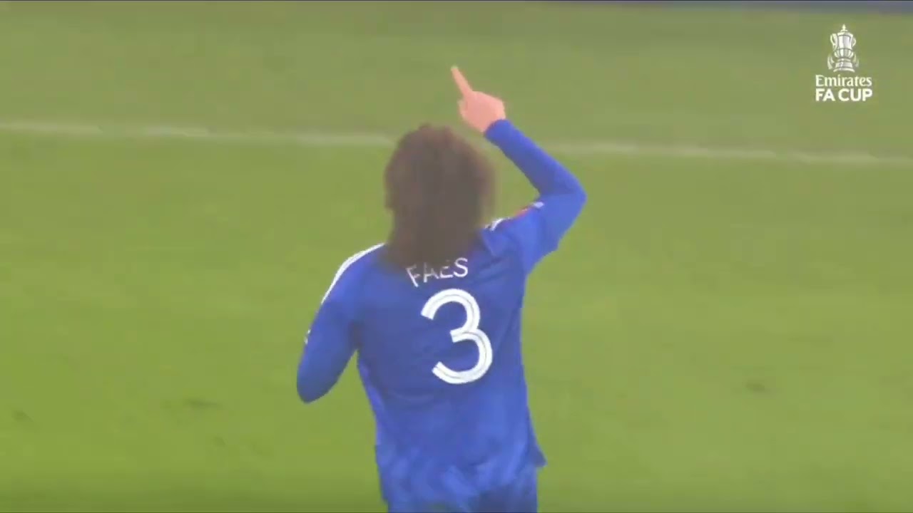 Leicester city defender Wout faes with a Banger in FA cup