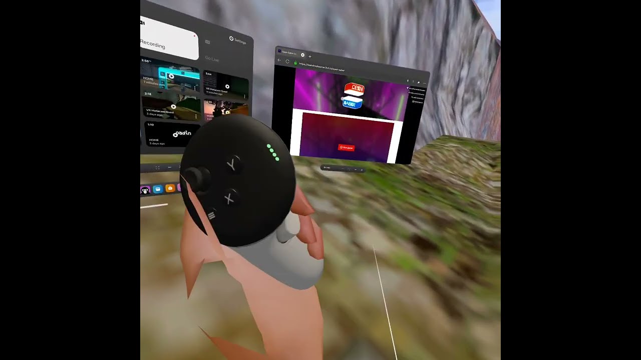 How to download and play itch.io games on oculus Quest vr!