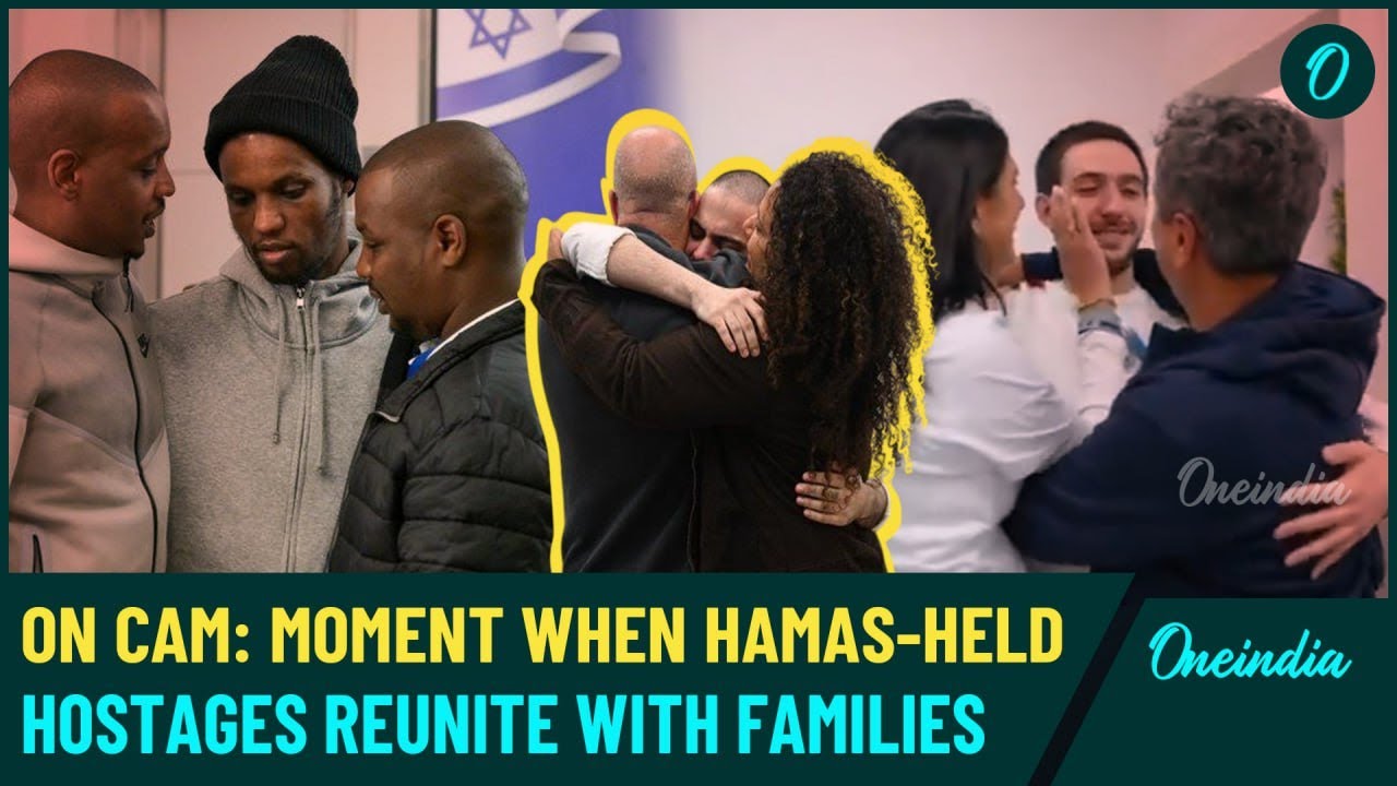 Hamas Releases Six Israel Hostages | Watch the Emotional Reunion of Hostages With Their Families