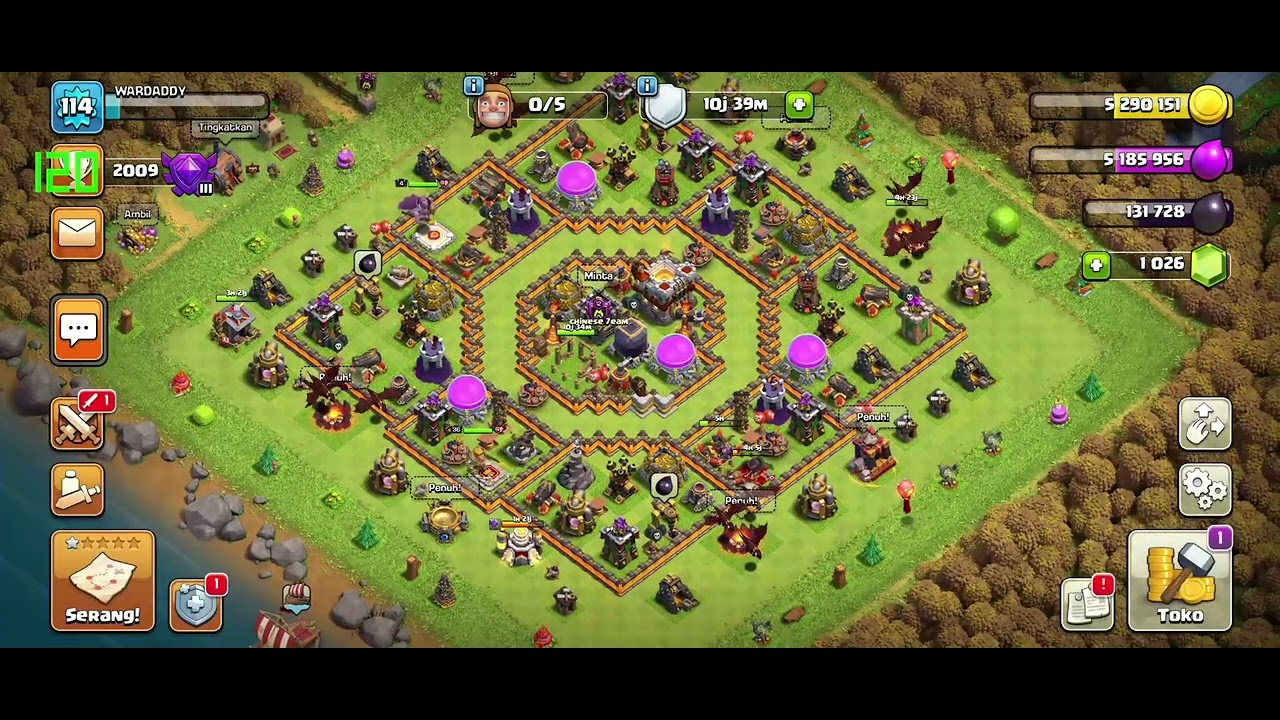 Review Game Clash of Clans 120 FPS | Xiaomi 11 T Pro Gaming Test