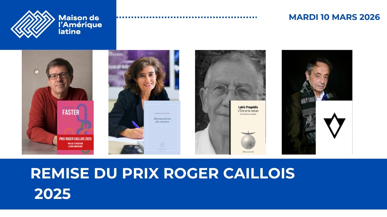 [Littérature] Remise du Prix Roger Caillois 2025 - 10-03-2026